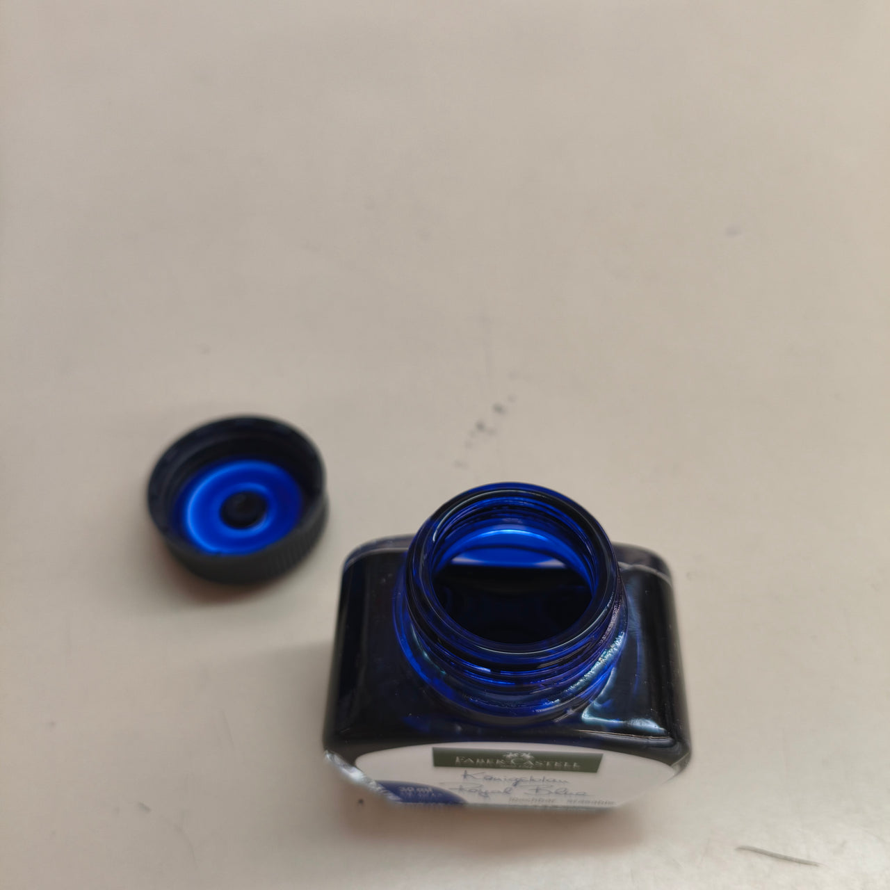 Faber-Castell: frasco de tinta azul cobalto de 30 ml