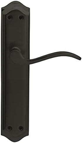 JANDEL Juego manivela Placa para Puerta Color Negro