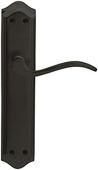 JANDEL Juego manivela Placa para Puerta Color Negro