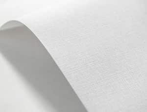 Netuno 200 hojas de cartón texturizado blanco con relieve en cuadrícula A5 148 x 210 mm 246 g Elfenbens Ultrawhite cartulina unilateral para impresora tarjetas diploma invitaciones certificados menú