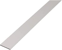Alberts 473051 Perfil Lleno Plano | Aluminio, anodizado Plateado | 1000 x 40 x 3 mm