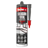 fischer - Solución Total Antracita 290ml | Sellado de Juntas y Adhesión Versátil | Uso Interior y Exterior | Resistente a la Intemperie y Pintable | Fácil Aplicación con Pistola de Silicona