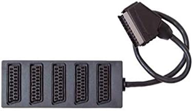 Conmutador Scart (con cable, 0,4 m, euroconector de 5 x Scart de VE = 1 [PC]