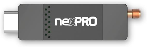 NexPRO Stick - Decodificador Digital Terrestre, DVB-T2, Negro - Ahorra energía utilizando la alimentación del televisor, Mando a Distancia 2en1, Ideal para televisores montados en la Pared