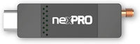 NexPRO Stick - Decodificador Digital Terrestre, DVB-T2, Negro - Ahorra energía utilizando la alimentación del televisor, Mando a Distancia 2en1, Ideal para televisores montados en la Pared