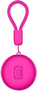Cellularline Tracy Tag - Encuentra Objetos compatibles con Apple iOS Find Me - Compatible con Accesorios Airtag - Batería reemplazable (1 año de duración) - Resistente al Polvo y al Agua - Rosa