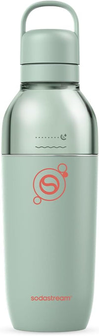 SodaStream Easy Mix - Botella térmica de acero inoxidable 0,7L, verde menta