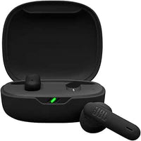 JBL Wave Flex 2, Auriculares inalámbricos True Wireless, Bluetooth, autonomía de hasta 40 hrs, Sonido JBL Pure Bass, Smart Ambient, Resistentes al Agua y al Polvo, conexión multipunto, Negro
