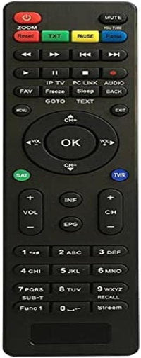 Mando a Distancia Original para Receptor de satélite HD-200s cristor Atlas HD200S, Negro