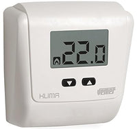 VEMER VE730800 KLIMA LCD - Termostato Elettronico da Parete, Alimentazione 230V, Bianco