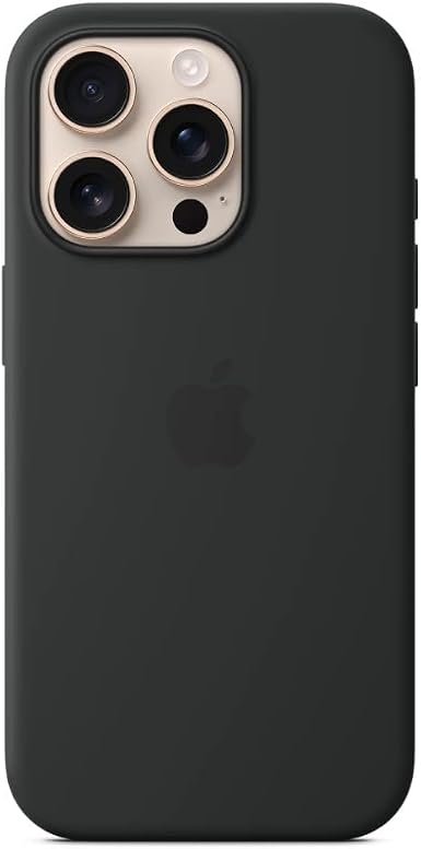 Apple Funda de Silicona con MagSafe para el iPhone 16 Pro - Negro