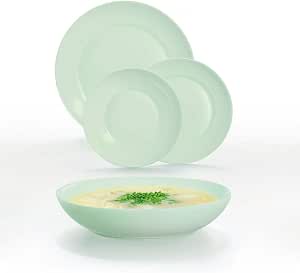 Luminarc Vajilla opal Apy Paradise 18 piezas para 6 personas