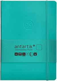 Antartik CUADERNO CON GOMILLA NOTES TAPA BLANDA A5 HOJAS LISAS TURQUESA 80 HOJAS 80 GR FSC
