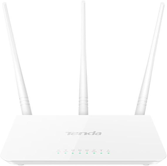 Tenda F3 Router Bezprzewodowy Fast Ethernet, 300Mbps, 2.4GHz, Bianco
