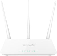 Tenda F3 Router Bezprzewodowy Fast Ethernet, 300Mbps, 2.4GHz, Bianco