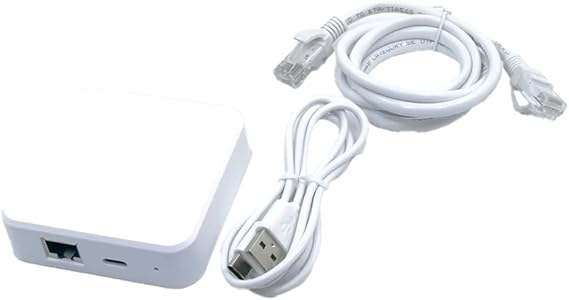 Comphic Smart Home ZigBee 3.0 Hub de puerta de enlace con cable RJ45 puente Ethernet TASMOTA MQTT Firmware para MQTT Home Assistant Zigbee2MQTT