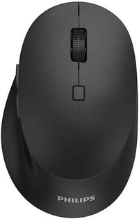 Philips SPK7507 Mouse wireless - Regolabile fino a 3200 dpi, 2,4 GHz, clic silenzioso con 6 pulsanti, colore nero