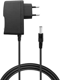 Adaptador de Corriente 12V 1A, 1PCS Adaptador de Alimentación Universal AC 100-240V 50/60Hz Longitud de Cable 2M, DC 5,5mmx2,1mm Cargador Compatible con Router TV Box, Cámara CCTV, Mini Ventilador