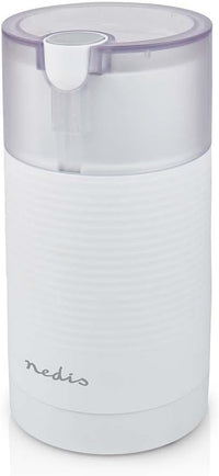 Nedis - Molinillo de café | 70 g | 150 W | Blanco