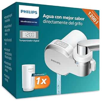 Philips Water Ontap Filter AWP3756P1/10 ULTRAFILTRATION con DIGITAL pantalla, 1200 L Filterkapazität