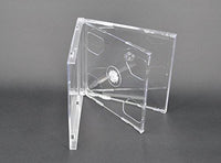 VISION MEDIA 10 x Doble CD Jewel Case Clear Tray – 10,4 mm Lomo