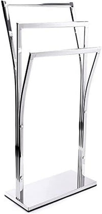 MSV MS551 - Toallero, 3 Niveles, Acero Cromado, 41 x 18,5 x 87 cm