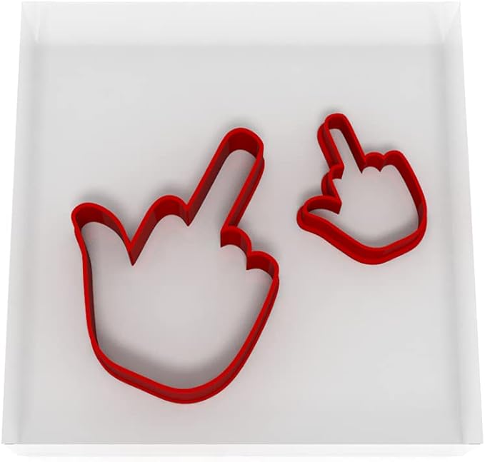 Juego de 2 cortadores de fondant de 3 cm + 5 cm