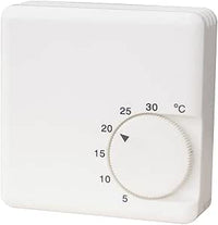 COATI - TERMOSTATO MECÁNICO PARA CALDERA Y CALEFACCIÓN ANALÓGICO CON INSTALACIÓN A 2 HILOS 10A 250V BLANCO Coati
