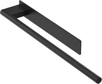 Ibergrif M34453B Toalleros Adhesivo 39CM Toallero para Baño Toalleros Barra Sin Taladro, Acero Inoxidable, Negro
