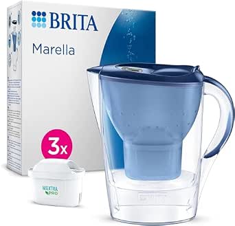 BRITA Jarra filtradora de agua MAXTRA Marella, 3x filtro Pure Performance