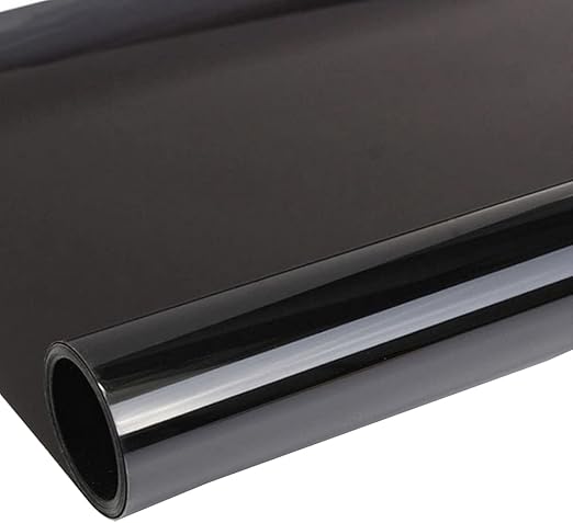 ETOPARS 50cmx3m 50% VLT Película de Tinte de Ventana de Coche Protector Solar para Ventana Coche Lámina Autoadhesiva Vinilos para Ventanas Negro