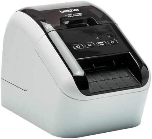 Brother QL-800 - Impresora de Etiquetas (térmica Directa, 300x600 dpi, 176 mm/s, 6.1 cm, 110 Ipm, Centro, Izquierda)