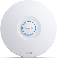 Tenda I36 BE5010 Punto de Acceso WiFi 7 con 2 Puertos (1x Puerto PoE+ 2.5G y 1x Puerto Gigabit, Seguridad WPA3, Múltiples SSID, Gestión a través de App/Nube o Local, Incluye Fuente de alimentación)