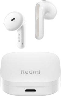 XIAOMI Redmi Buds 6 Active - Auriculares inalámbricos, cancelación de Ruido, Ligeros, hasta 36 Horas de autonomía, Bluetooth 5.3, Blanco (Versión ES)