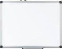 Pizarra blanca Albyco de 60 x 90 cm - incluye kit de inicio - rotuladores - imanes y borrador - Borrable en seco.