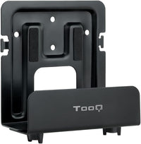 TooQ TQMPM4776 - Soporte Universal de Pared para Reproductor Multimedia, Router, MiniPC, Color Negro
