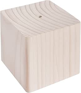 Rayher 62838000 Base Legno, 8 cm pack de 2
