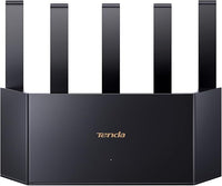 Tenda RX2L Pro - AX1500 Router WiFi 6, Doble Banda 2.4GHz/5GHz, 4 Puertos Gigabit, 5 Antenas de 6dBi, Refrigeración Vertical, Fácil Configuración, VPN, IPV6, WPA3, MU-MIMO, OFDMA, Control Parental