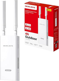Mercusys MB118-4G-Router 4G LTE Exterior con SIM, N300, WiFi 4, PoE, IP65