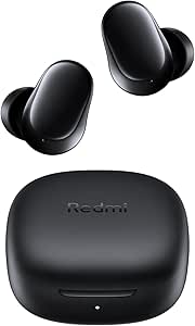 XIAOMI Redmi Buds 6 Play - Auriculares inalámbricos, cancelación de Ruido, Ligeros, hasta 36 Horas de autonomía, Bluetooth 5.4, Negro (Versión ES)