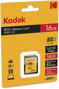 Kodak Premiun SDHC 16GB Class10 U1
