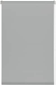 Gardinia, Deco Company Persiana Enrollable Opaca, translúcida, protección contra la luz, antirreflejos, para Ventanas sin taladrar, poliéster, Gris Claro, 50 x 150 cm,23-1387