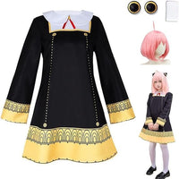 Bocguy Anya Disfraz de cosplay para mujer y niña, anime, cosplay, Halloween, carnaval, fiesta