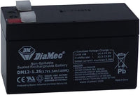 Diamec Batería Plomo AGM 12v 1.2Ah F1