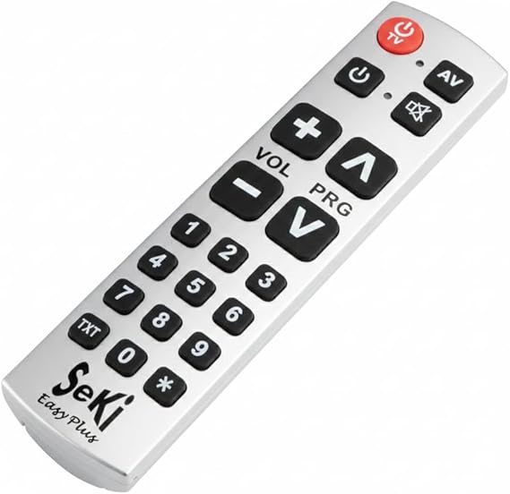 SeKi Easy Plus lernfähige Universal-Fernbedienung silber