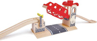 Hape Puente levadizo, Compatible con Vías de Madera