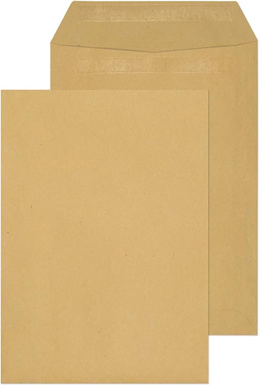Paquetes de 500 sobres C5 y A5 229x162mm 80gsm Manilla cierre con adhesivo