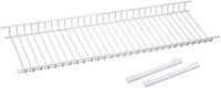Sauvic Escurrevasos en Acero plastificado Blanco para armarios de 75 cm.