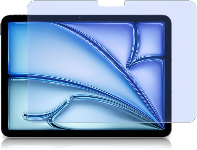PaceBid Anti Luz Azul Protector de Pantalla para iPad Air 11 Zoll M3 2025/M2 2024, Alivie la Fatiga Ocular Bloquea Excesivas la luz Azul Dañina UV Rayos Protector Pantalla para iPad Air 7/6Generation