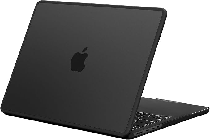 BlueSwan para Funda Macbook Pro 16 Pulgadas M5-M1 Antiroturas Mate Negro